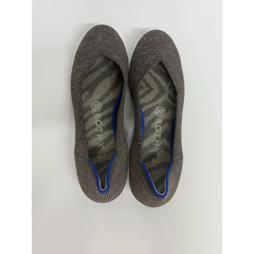 RETIRED Rothy's flats‎ in twilight metallic Size 7 Ballet Flats
